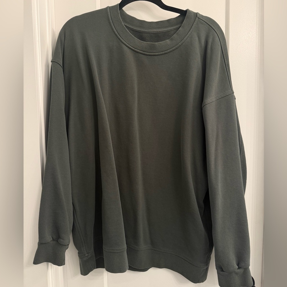lululemon athletica Dark Green Sweatshirt